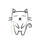 Bird and cat.（個別スタンプ：37）