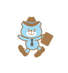 ビジネスマン くまくん（個別スタンプ：40）