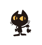 無口な黒猫（個別スタンプ：2）
