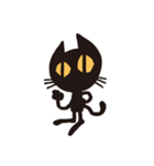 無口な黒猫（個別スタンプ：3）