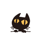 無口な黒猫（個別スタンプ：6）