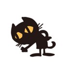 無口な黒猫（個別スタンプ：7）