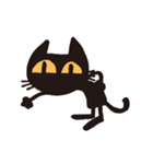 無口な黒猫（個別スタンプ：10）