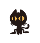 無口な黒猫（個別スタンプ：11）