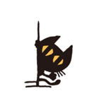 無口な黒猫（個別スタンプ：23）