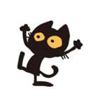 無口な黒猫（個別スタンプ：26）