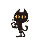 無口な黒猫（個別スタンプ：29）