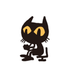 無口な黒猫（個別スタンプ：30）