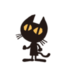 無口な黒猫（個別スタンプ：32）