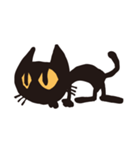 無口な黒猫（個別スタンプ：33）