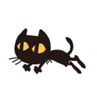 無口な黒猫（個別スタンプ：35）