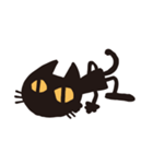 無口な黒猫（個別スタンプ：36）