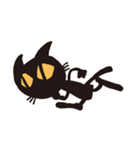 無口な黒猫（個別スタンプ：37）