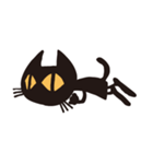 無口な黒猫（個別スタンプ：38）