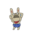 かわいい うさぎ犬猫熊 赤ちゃん（個別スタンプ：8）