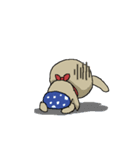 かわいい うさぎ犬猫熊 赤ちゃん（個別スタンプ：9）