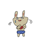 かわいい うさぎ犬猫熊 赤ちゃん（個別スタンプ：20）