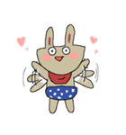 かわいい うさぎ犬猫熊 赤ちゃん（個別スタンプ：37）