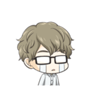 ほんわか系メガネ男子（個別スタンプ：33）