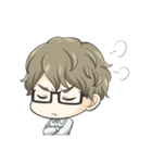 ほんわか系メガネ男子（個別スタンプ：34）