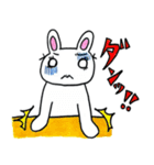青ざめ過ぎウサギ（個別スタンプ：36）