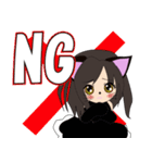 ハルにゃんの日常（個別スタンプ：8）