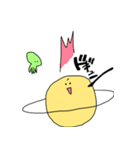 土星くんと宇宙人くん（個別スタンプ：18）