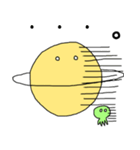 土星くんと宇宙人くん（個別スタンプ：24）
