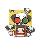 Panda dog ( un un )（個別スタンプ：2）