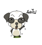 Panda dog ( un un )（個別スタンプ：12）