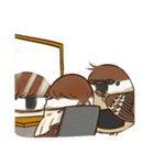 fat sparrow（個別スタンプ：34）