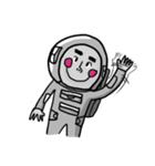 Rocket Astronaut man（個別スタンプ：1）