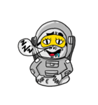 Rocket Astronaut man（個別スタンプ：3）