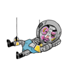 Rocket Astronaut man（個別スタンプ：8）