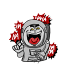 Rocket Astronaut man（個別スタンプ：14）