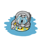 Rocket Astronaut man（個別スタンプ：15）