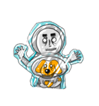Rocket Astronaut man（個別スタンプ：38）