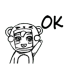 Cartoon Boy anime drawing v.baby bear（個別スタンプ：1）