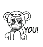 Cartoon Boy anime drawing v.baby bear（個別スタンプ：6）