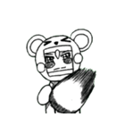 Cartoon Boy anime drawing v.baby bear（個別スタンプ：23）