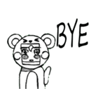 Cartoon Boy anime drawing v.baby bear（個別スタンプ：24）