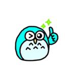Colorfulふくろう（個別スタンプ：7）