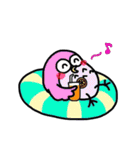 Colorfulふくろう（個別スタンプ：26）