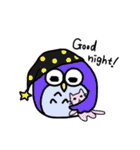 Colorfulふくろう（個別スタンプ：35）
