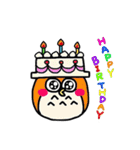 Colorfulふくろう（個別スタンプ：40）