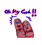 Fingers of love (Eng)（個別スタンプ：14）
