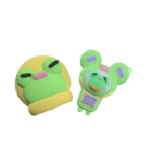 Mushbuh Froggy Couple Stickoid Pack（個別スタンプ：20）