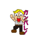 gold hair man（個別スタンプ：13）