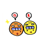 電車スタンプ（個別スタンプ：3）