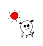 しろいいぬさん（個別スタンプ：1）